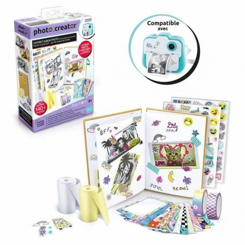 Canal Toys Photo Creator fotoalbum - hvidt scrapbogsalbum til instantbilleder