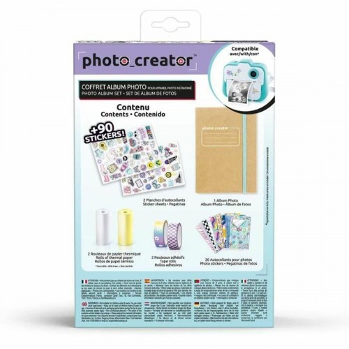 Canal Toys Photo Creator fotoalbum - hvidt scrapbogsalbum til instantbilleder