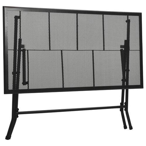 Foldbart bord 120x60x72 cm trådnet stål antracitgrå