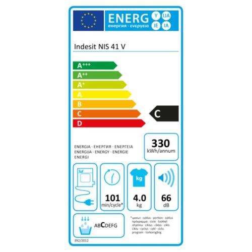 Kondensator tørretumbler Indesit NIS41V 4 Kg Hvid
