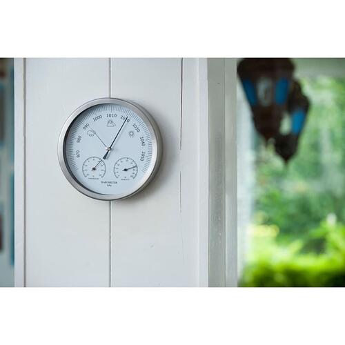 3-i-1 barometer med termo- og hygrometer 20 cm 6080081