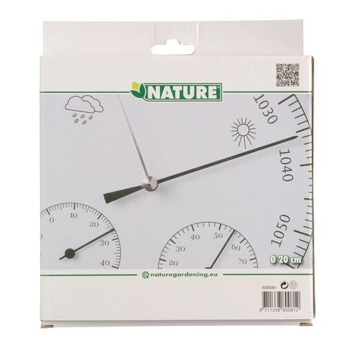 3-i-1 barometer med termo- og hygrometer 20 cm 6080081