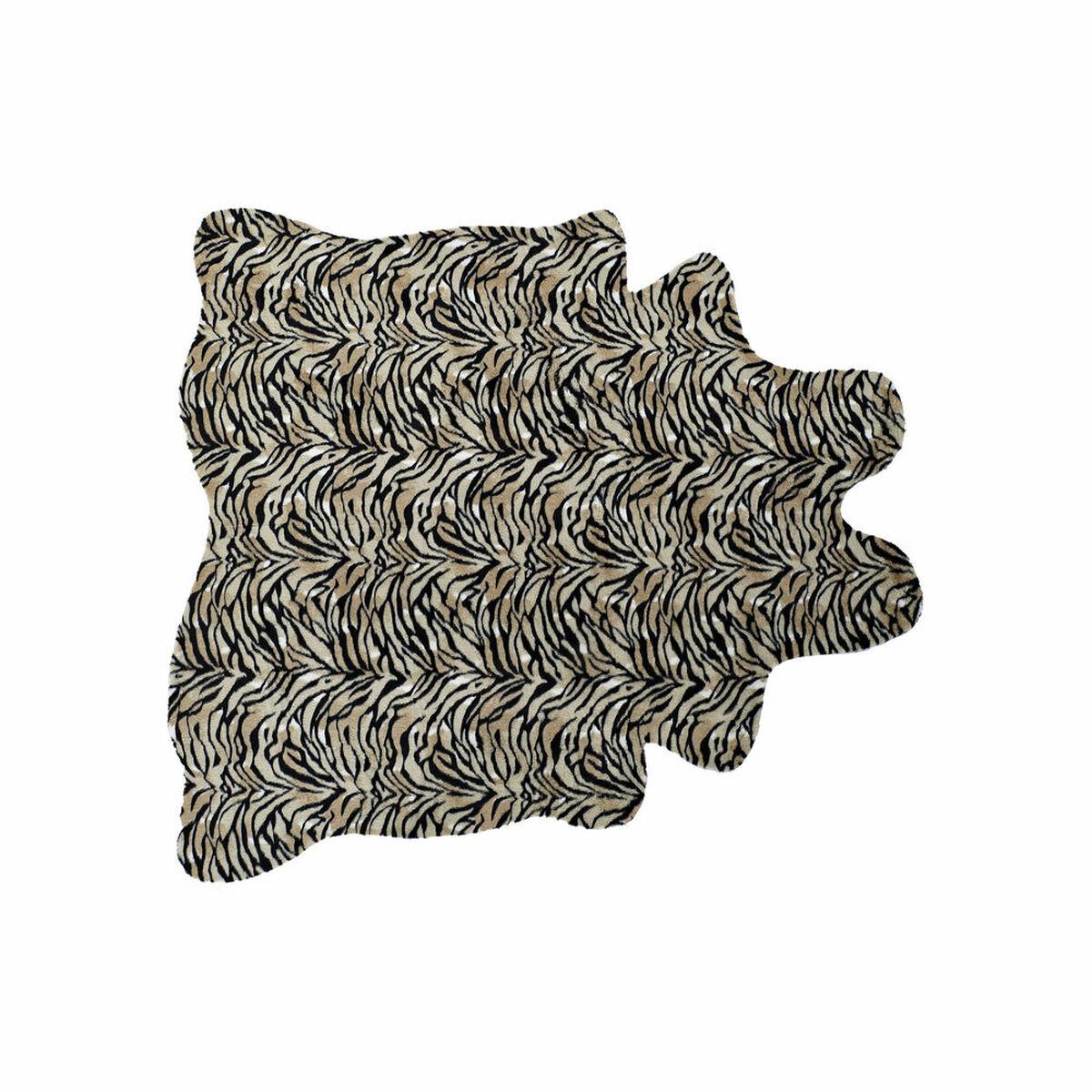 Tæppe 160 × 150 cm - Polyester, kolonistil med junglelook