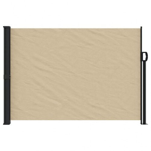 Sammenrullelig sidemarkise 140x500 cm beige