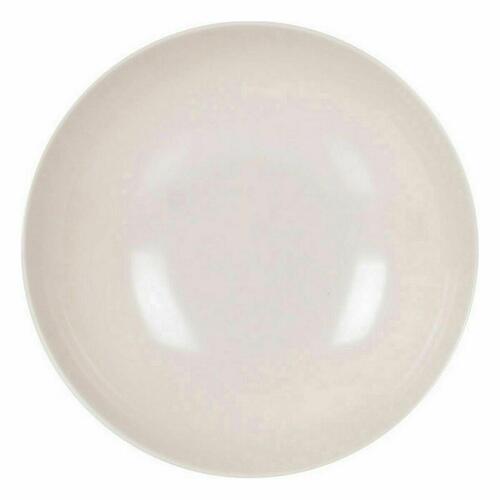 Dyb tallerken La Mediterránea Melamin Hvid Shine 21 x 5,3 cm (24 enheder)