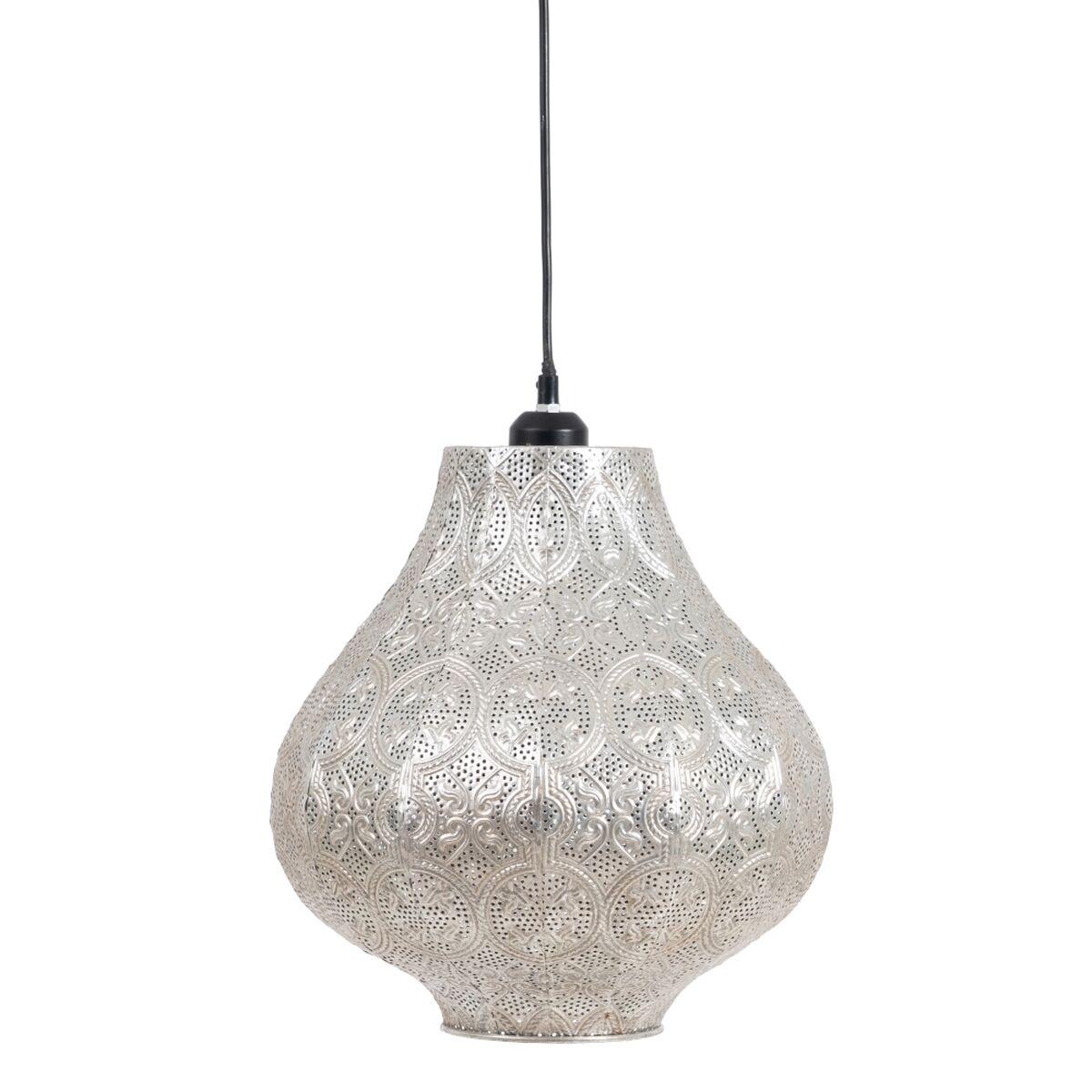 Loftslampe 32 X 32 X 37 5 Cm Metal Sølv