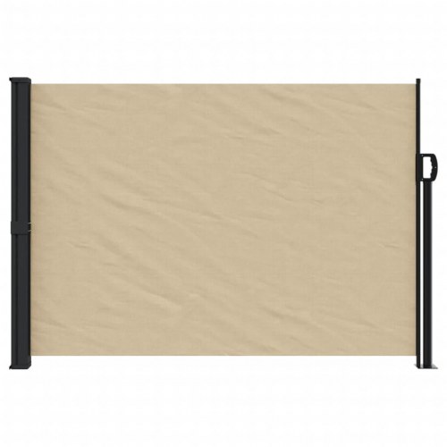Sammenrullelig sidemarkise 140 × 600 cm - beige