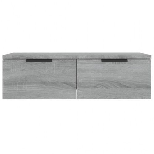 Vægskab 68×30×20 cm i konstrueret træ - grå sonoma-eg