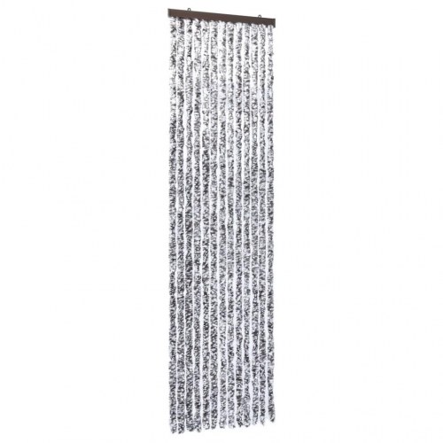 Insektgardin 56 × 185 cm - brun og beige chenille
