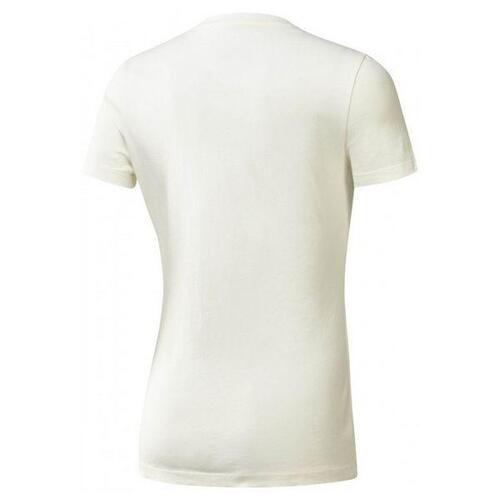 Kortærmet T-shirt til Kvinder Reebok Training Split Tee Hvid S