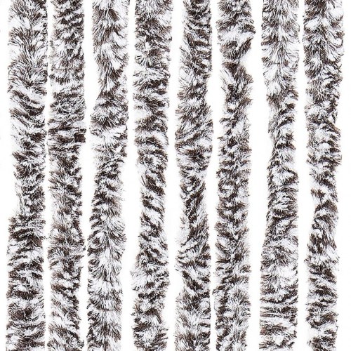 Insektgardin 90 × 220 cm - brun og beige chenille