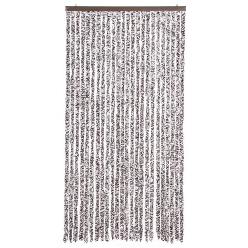 Insektgardin 100 x 220 cm - brun og beige chenille