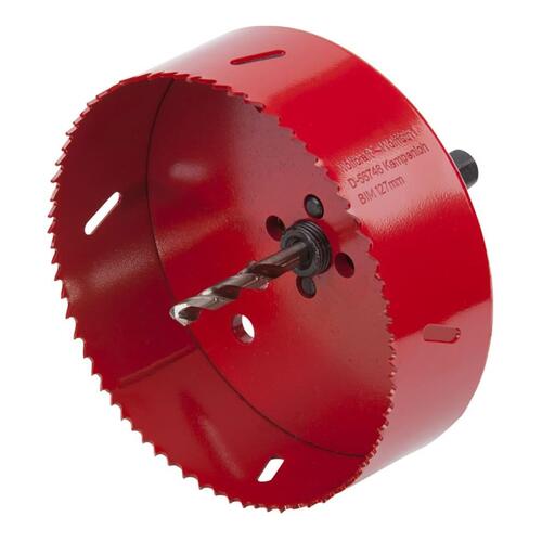 Wolfcraft hulsav 127 mm rød 5495000