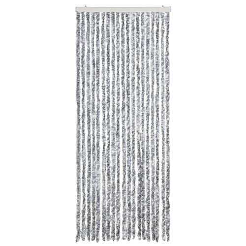 Insektgardin 56 x 185 cm hvid og grå