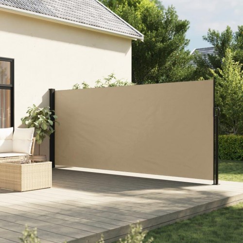 Sammenrullelig sidemarkise 180x300 cm beige