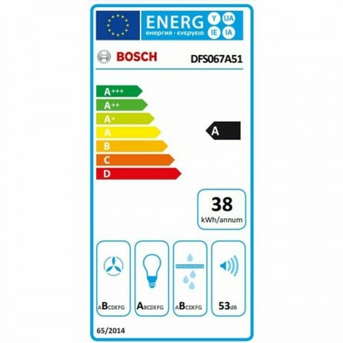 Bosch DFS067A51 indbygget emhætte 60 cm - 730 m³/t, A-klasse