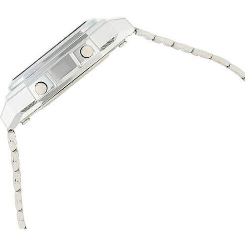 Casio Vintage unisex armbåndsur - sort/sølv (Ø 34 mm)