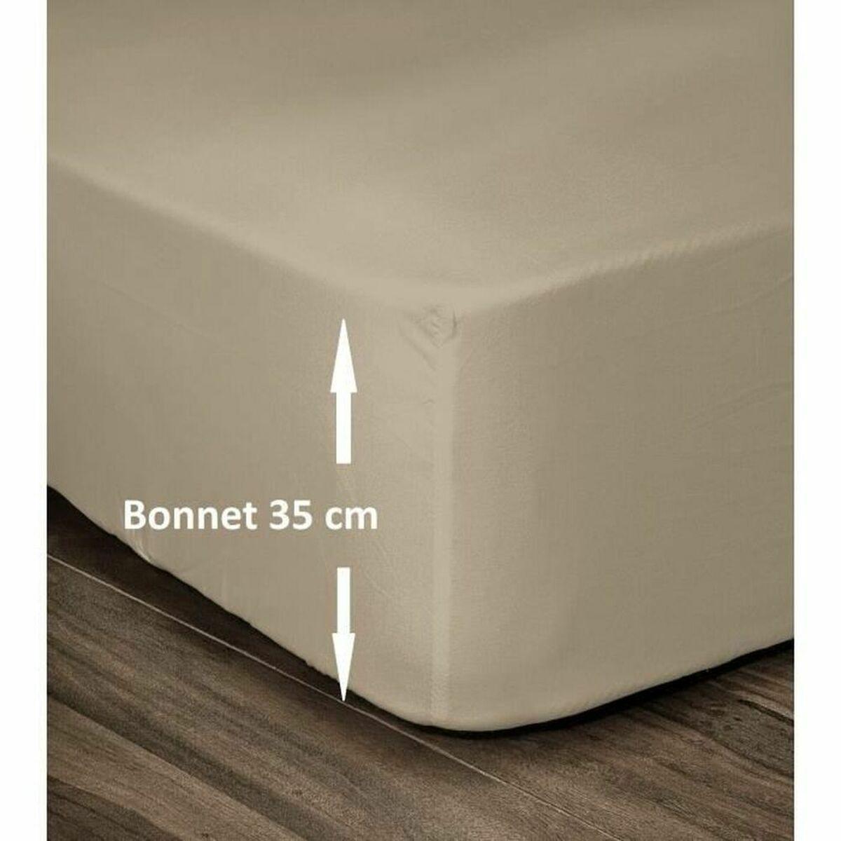 Faconsyet lagen Lovely Home - Beige 140 x 190 cm (bonnet 35 cm)