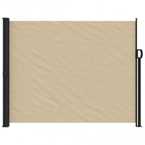 Sammenrullelig sidemarkise 160 × 600 cm - beige