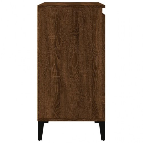 Sengeborde 2 stk. - 40×35×70 cm i konstrueret træ, brun egetræsfarve