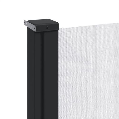 Sammenrullelig sidemarkise 220x500 cm hvid