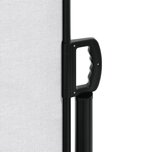 Sammenrullelig sidemarkise 220x500 cm hvid