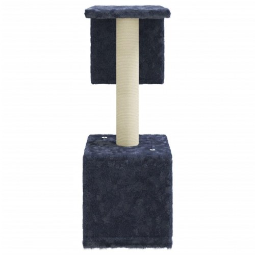 Kradsetræ med sisal-kradsestolper 60 cm - mørkegrå