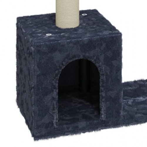 Kradsetræ med sisal-kradsestolper 60 cm - mørkegrå