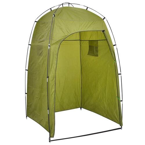 Bærbart campingtoilet med telt 10+10 l