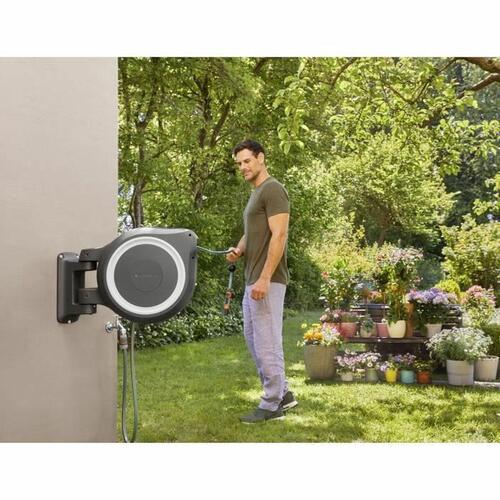 Slange hjuls Gardena RollUp L Automatisk Væg 30 m Ø 13 mm