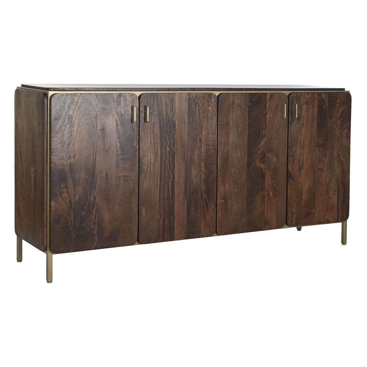 Skænk Brun Stål Mangotræ 160 X 40 X 81 Cm