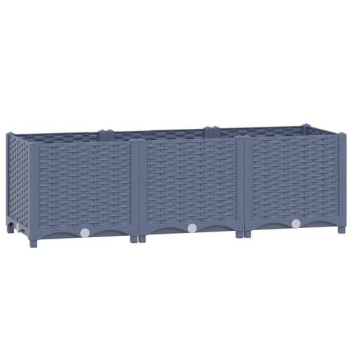 Højbed 120x40x38 cm polypropylen