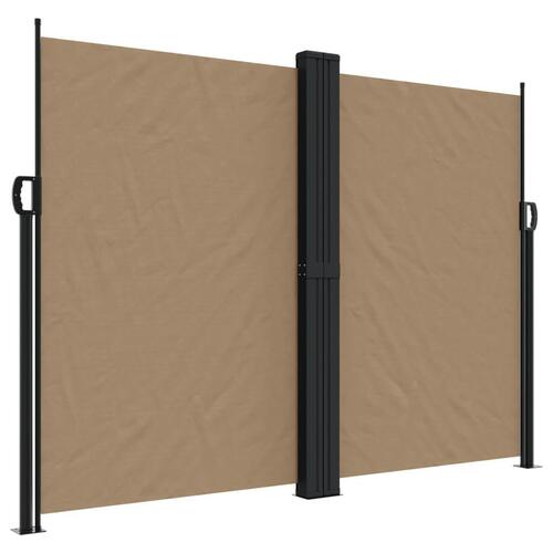 Sammenrullelig sidemarkise 180x600 cm gråbrun