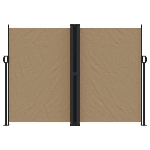 Sammenrullelig sidemarkise 180x600 cm gråbrun