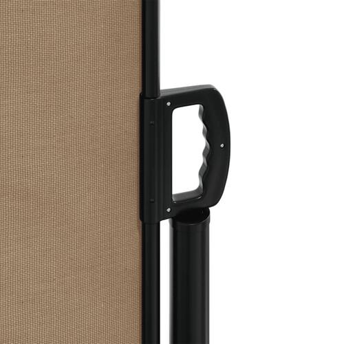 Sammenrullelig sidemarkise 180x600 cm gråbrun