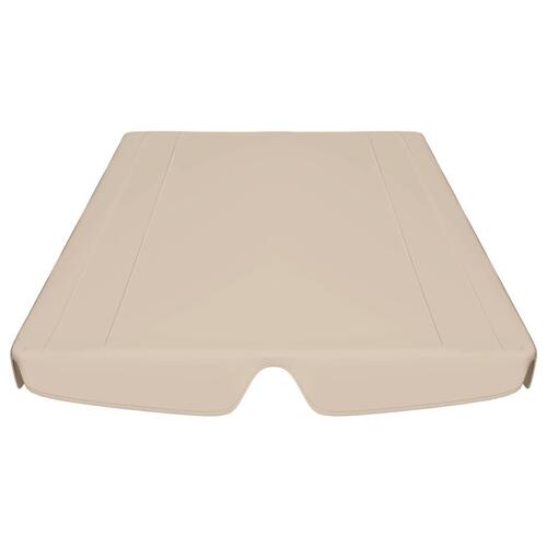Baldakin til havegynge 188/168x145/110 cm beige