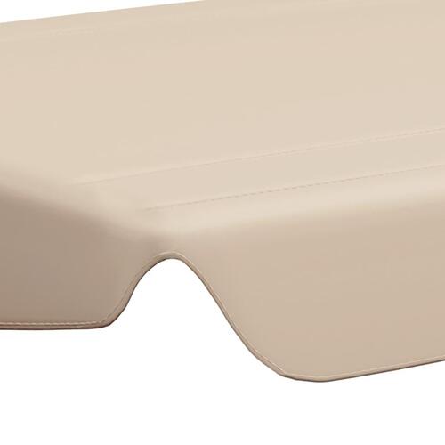 Baldakin til havegynge 188/168x145/110 cm beige