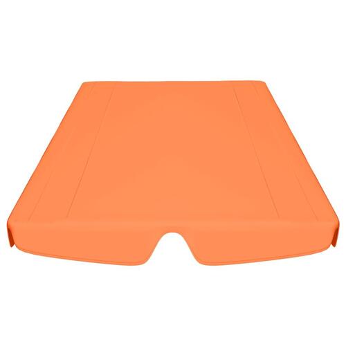 Baldakin til havegynge 150/130x105/70 cm orange