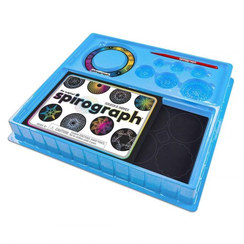 Tegnesæt Spirograph Silverlit - Sort