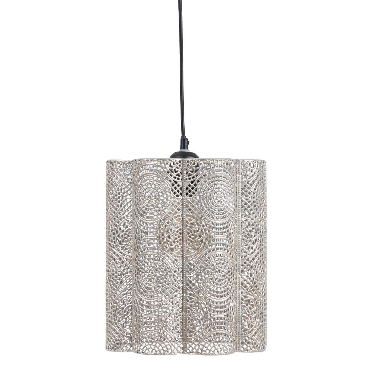 Loftslampe 24 X 24 X 30 5 Cm Metal Sølv