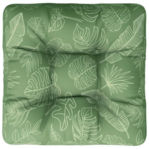 Pallehynde 50 x 50 x 12 cm med bladmønster