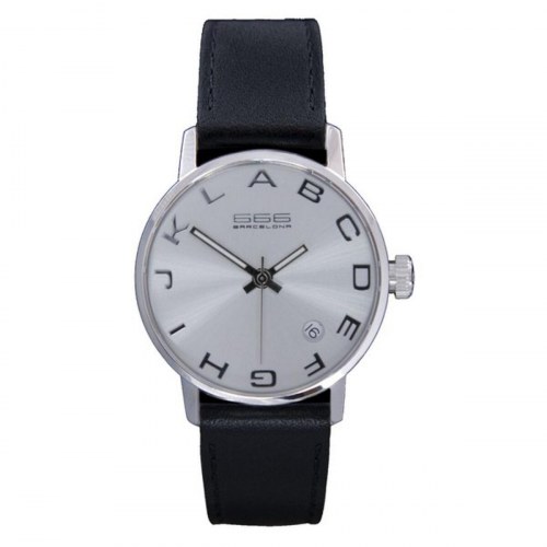 Unisex armbåndsur 666 Barcelona 666-270 - sølv/Sort (Ø 35 mm)