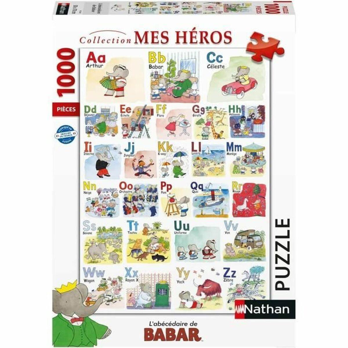 Puslespil Ravensburger Mes Héros 1000 Dele Til Børn
