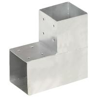Stolpebeslag L-form 101x101 mm galvaniseret metal