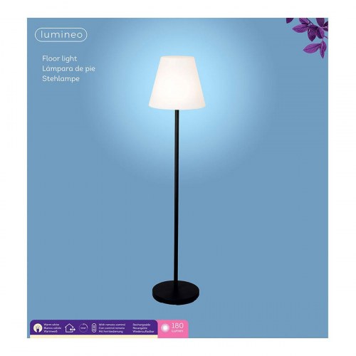Lumineo gulvlampe 150 cm - genopladelig med fjernbetjening