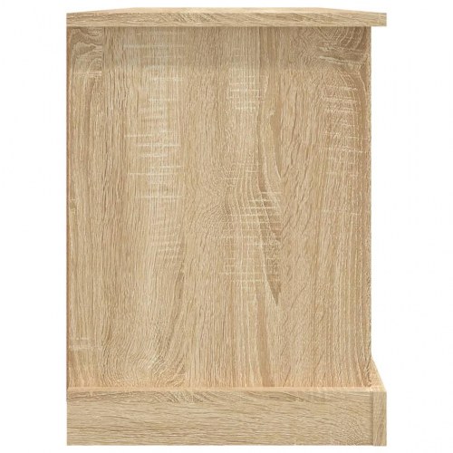 Tv-bord 99,5x35,5x48 cm konstrueret træ sonoma-eg