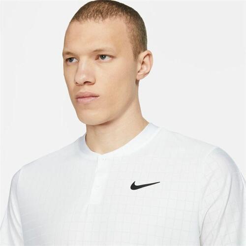 Nike Court Dri-Fit Advantage polo til mænd, hvid - M