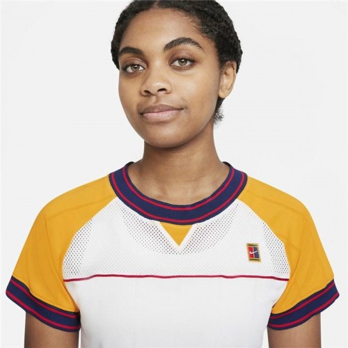 Nike Court Dri-Fit Slam kortærmet T-shirt dame - Hvid, S