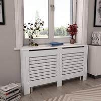 Radiatorskjuler MDF 152x19x81,5 cm hvid