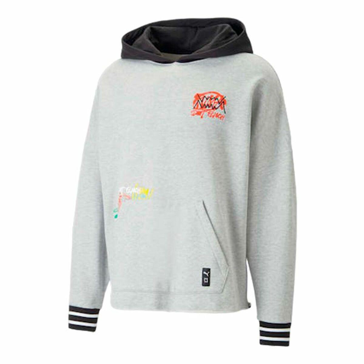 Unisex Hættetrøje Puma Boroughs Grå